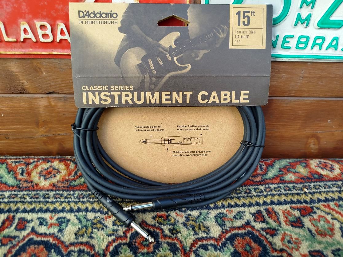 D'ADDARIO PW-CGT-15, cavo per strumenti.