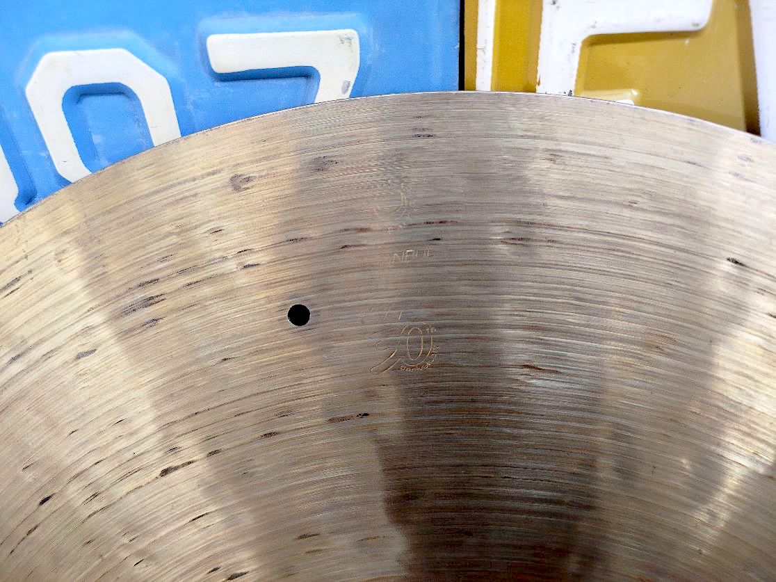 ISTANBUL Agop 18” Crash Ride 30° Anniversary rivettato, usato.