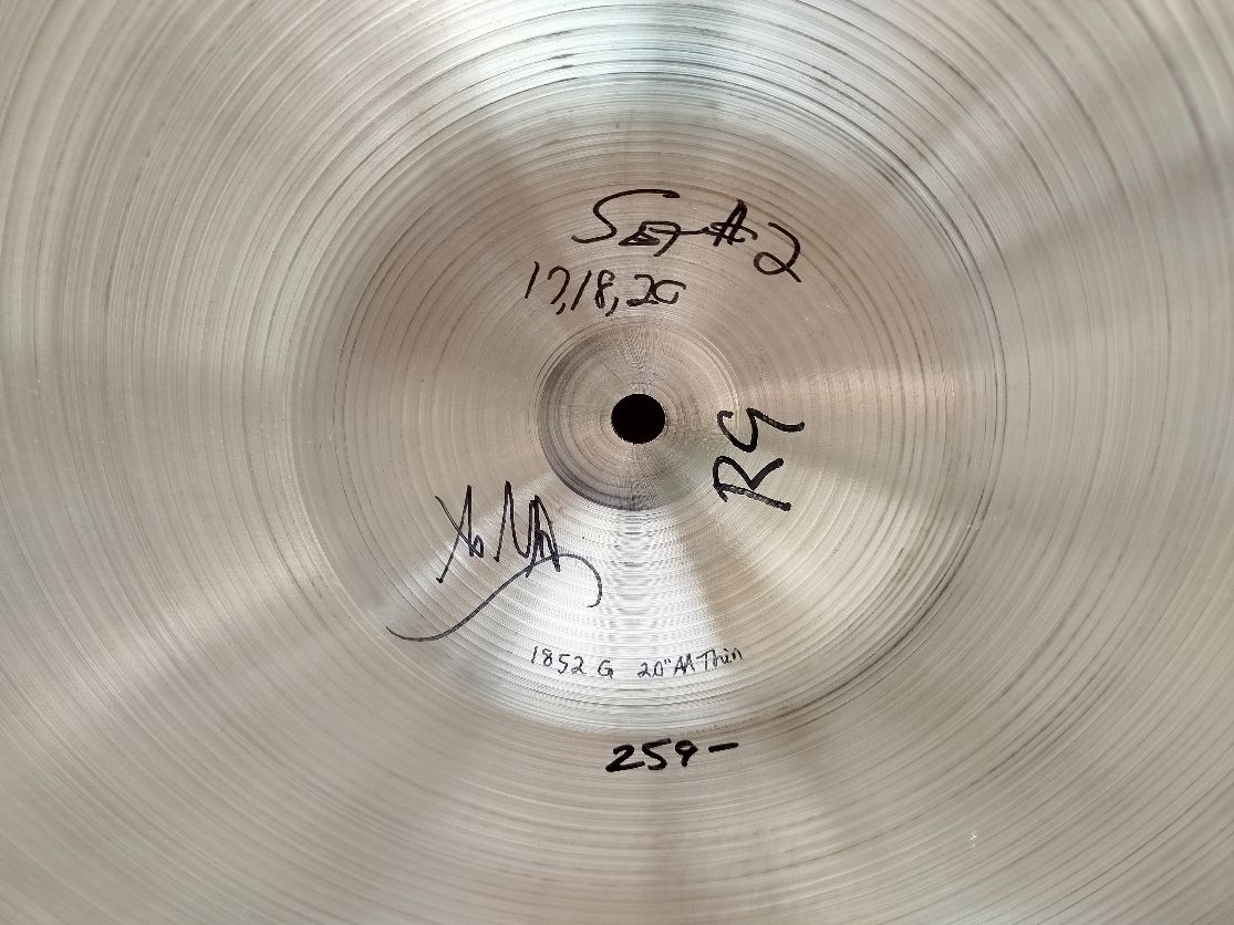 SABIAN AA Steve Maxwell Custom 20" Light Crash Ride.