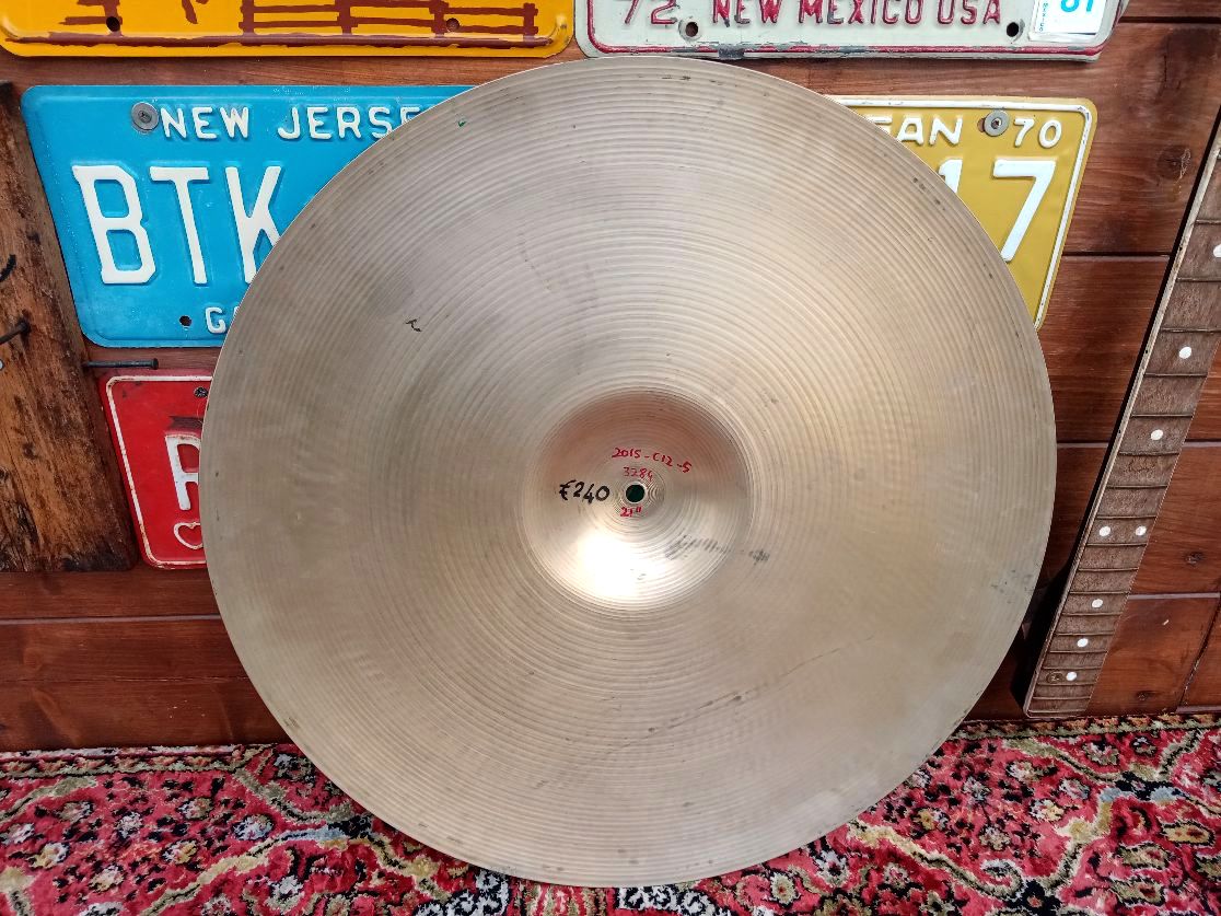 ZILDJIAN A 21” Ride, 1970s (15-C12\5AVAL)