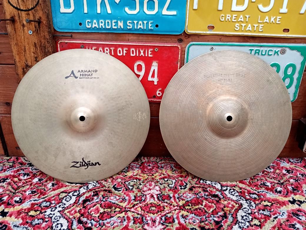 ZILDJIAN Armand/New Beat hi hat, usato.
