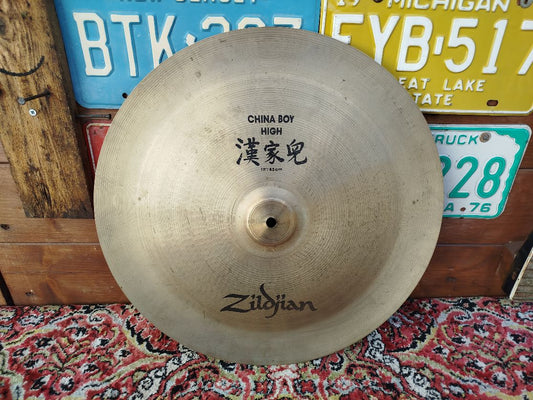 ZILDJIAN A 18" China Boy High, 1980s.
