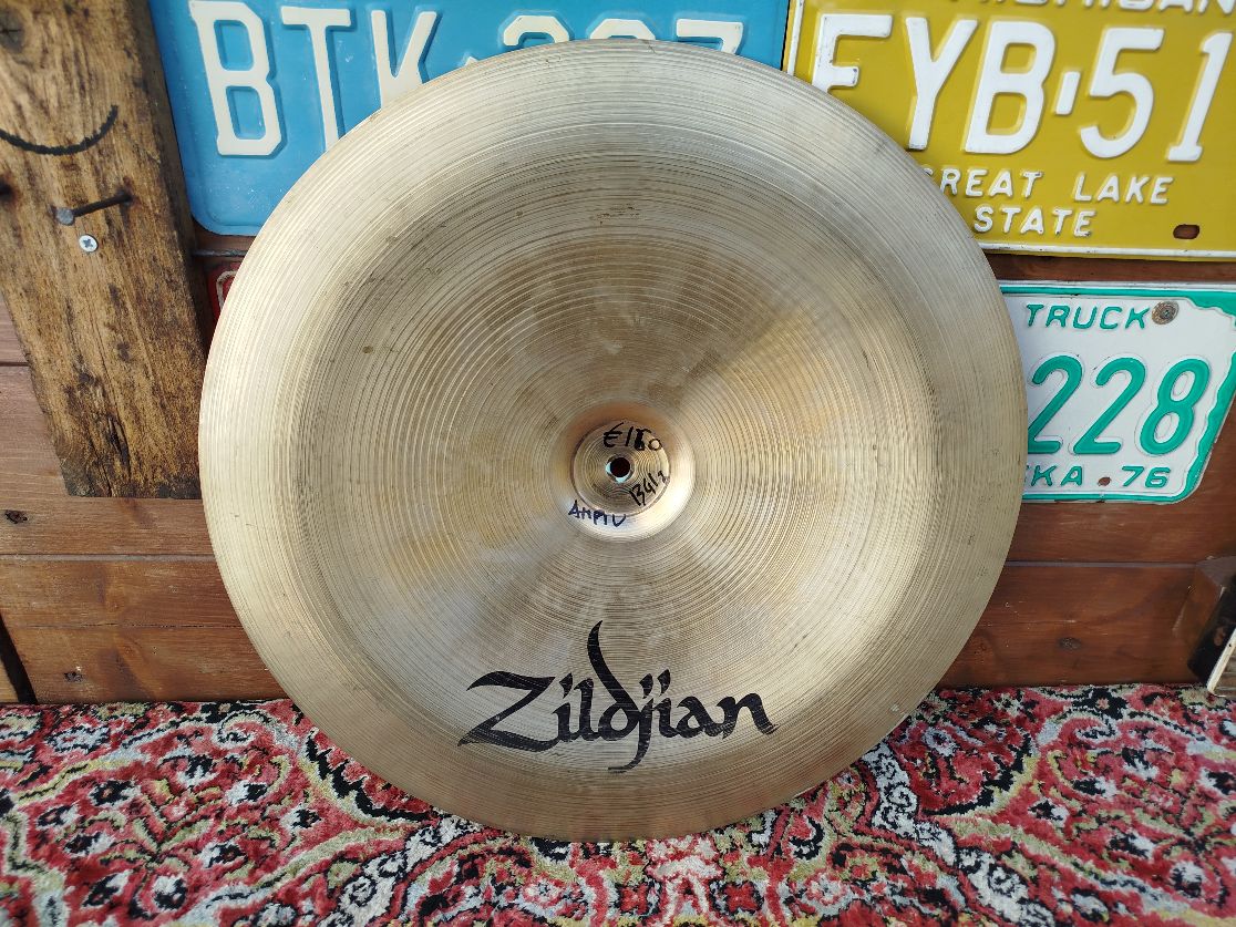 ZILDJIAN A 18" China Boy High, 1980s.