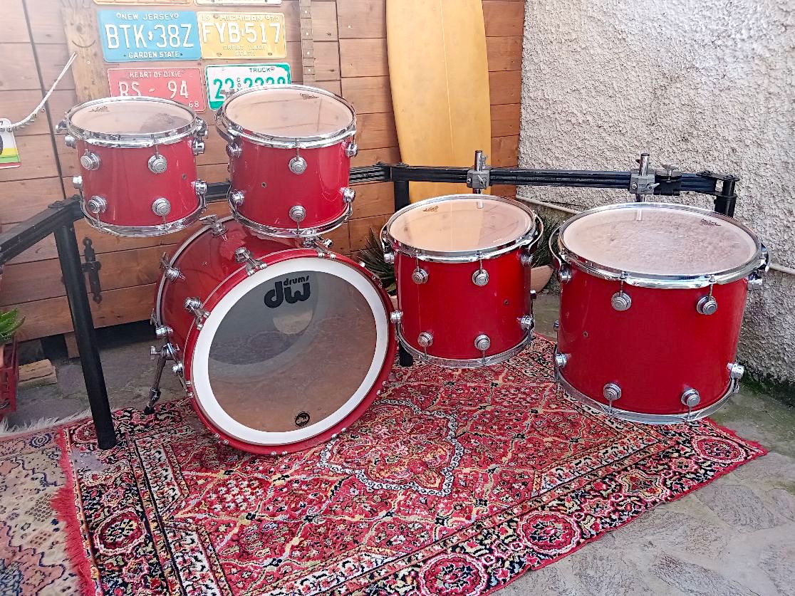 DW Collector Series Lacquer 22",10",12",14",16". 1980s.