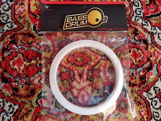 BASS DRUM'Os 5” White.