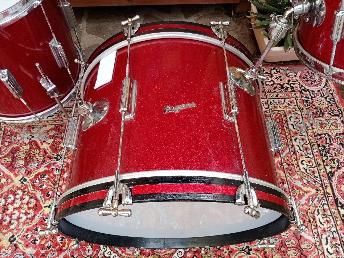 ROGERS Delta, 1965, Red Sparkle.