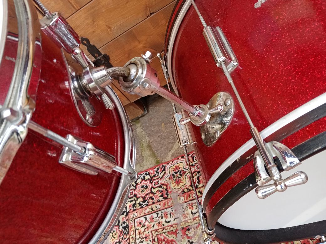 ROGERS Delta, 1965, Red Sparkle.