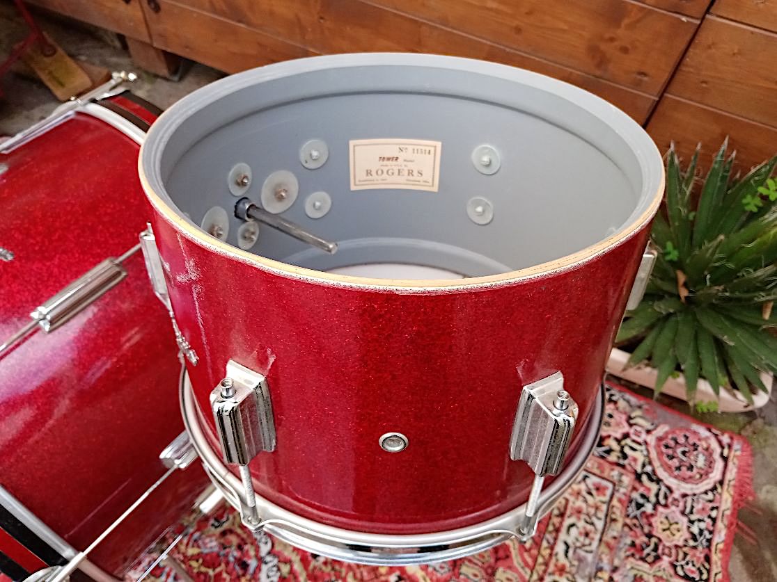 ROGERS Delta, 1965, Red Sparkle.