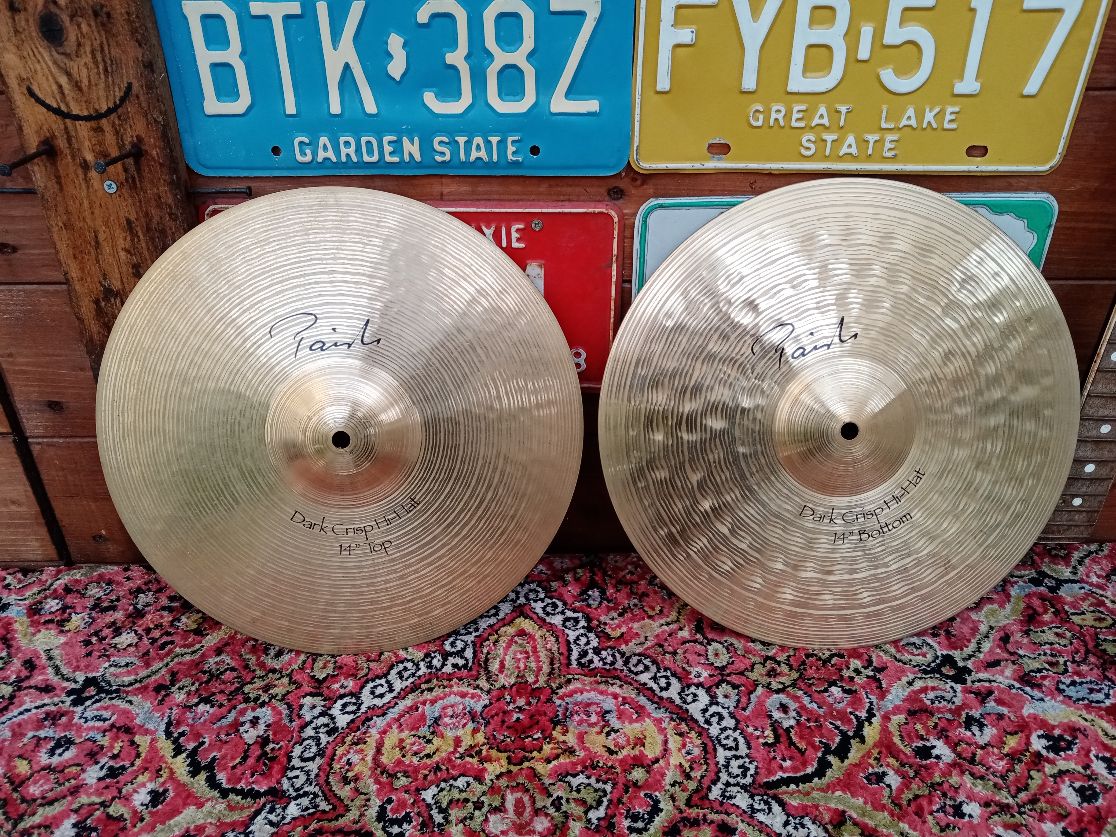 PAISTE Signature 14" Dark Crisp Hi Hat, usato.