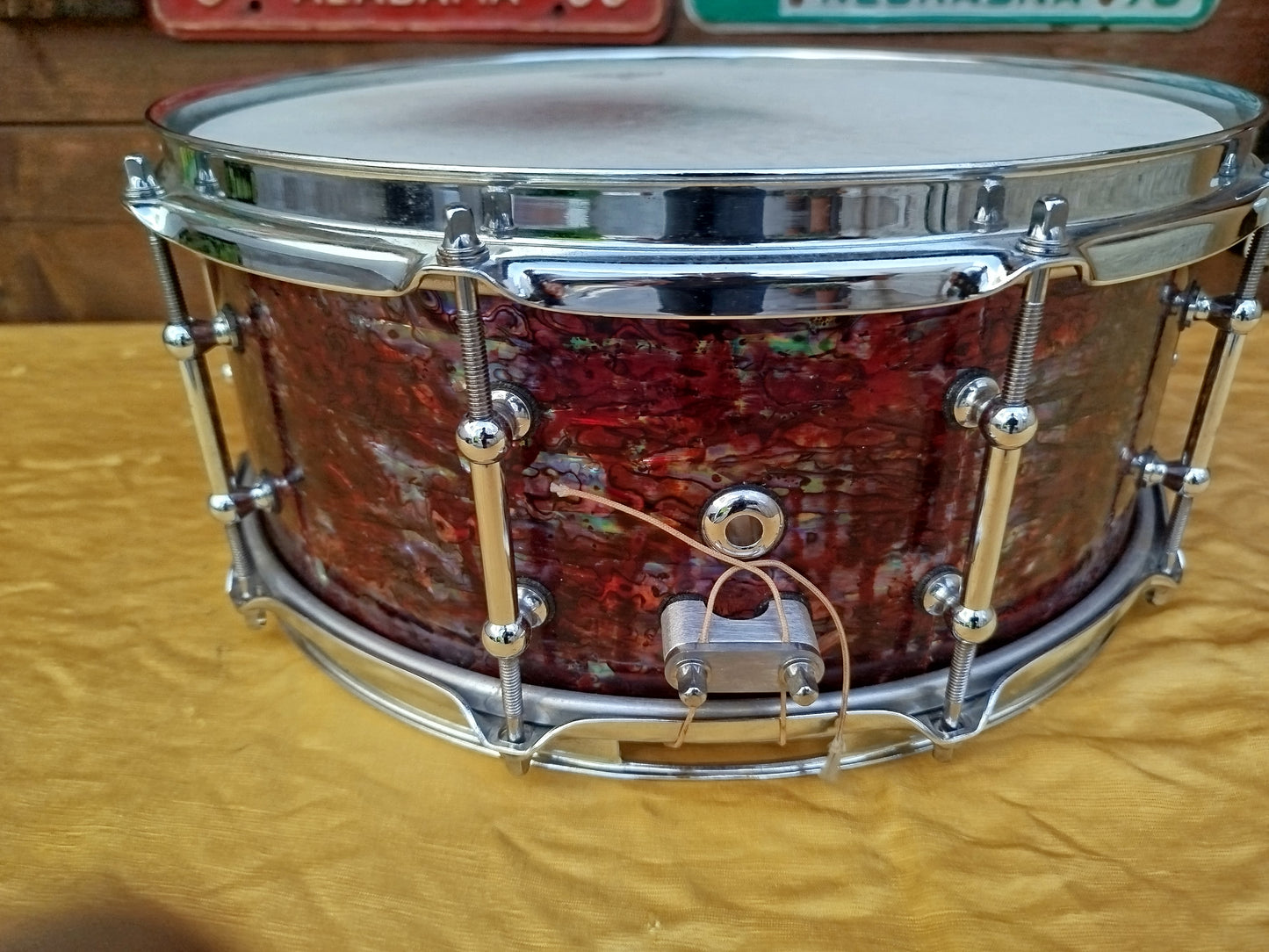 C&C DRUM Co. 14"x6" rullante usato.
