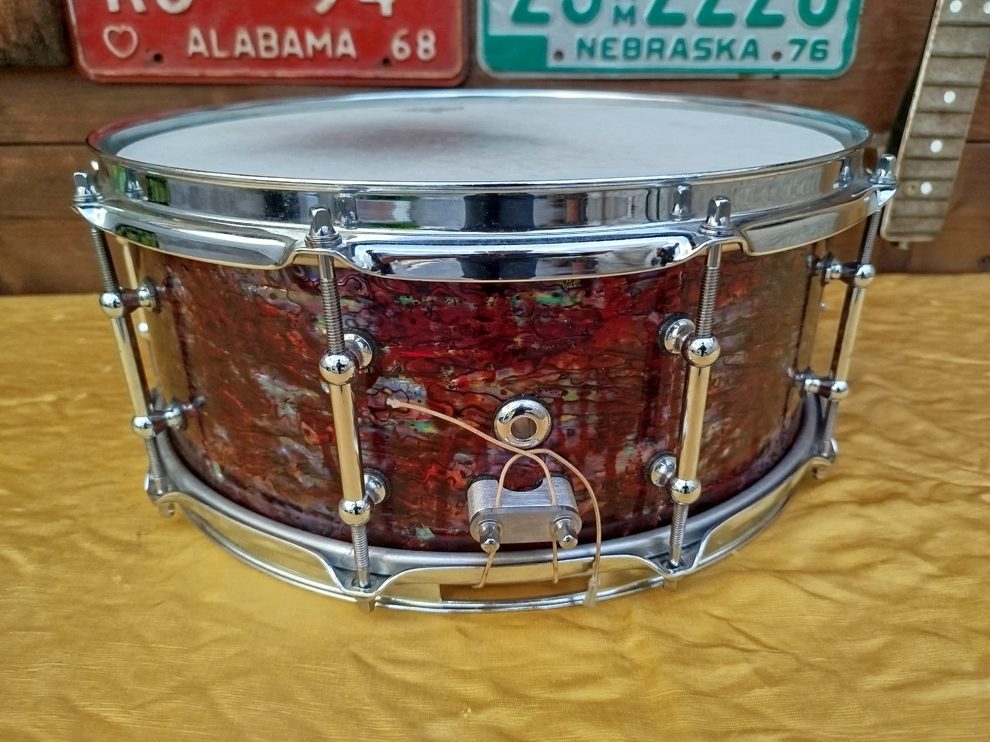 C&C DRUM Co. 14"x6" rullante usato.