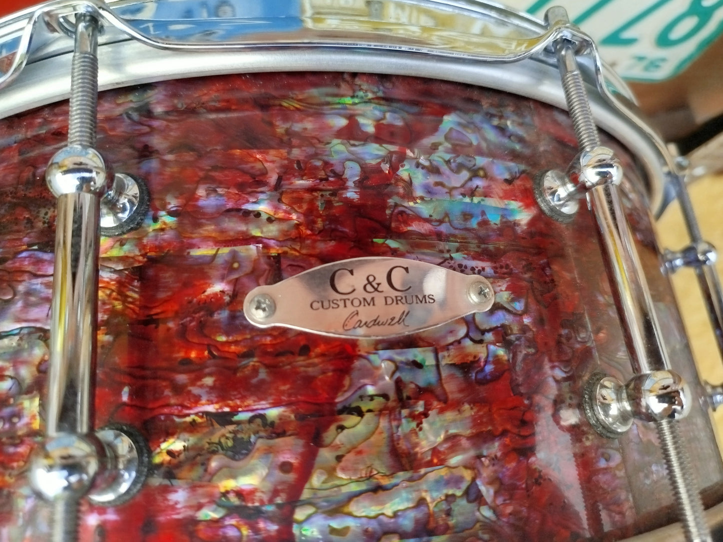 C&C DRUM Co. 14"x6" rullante usato.