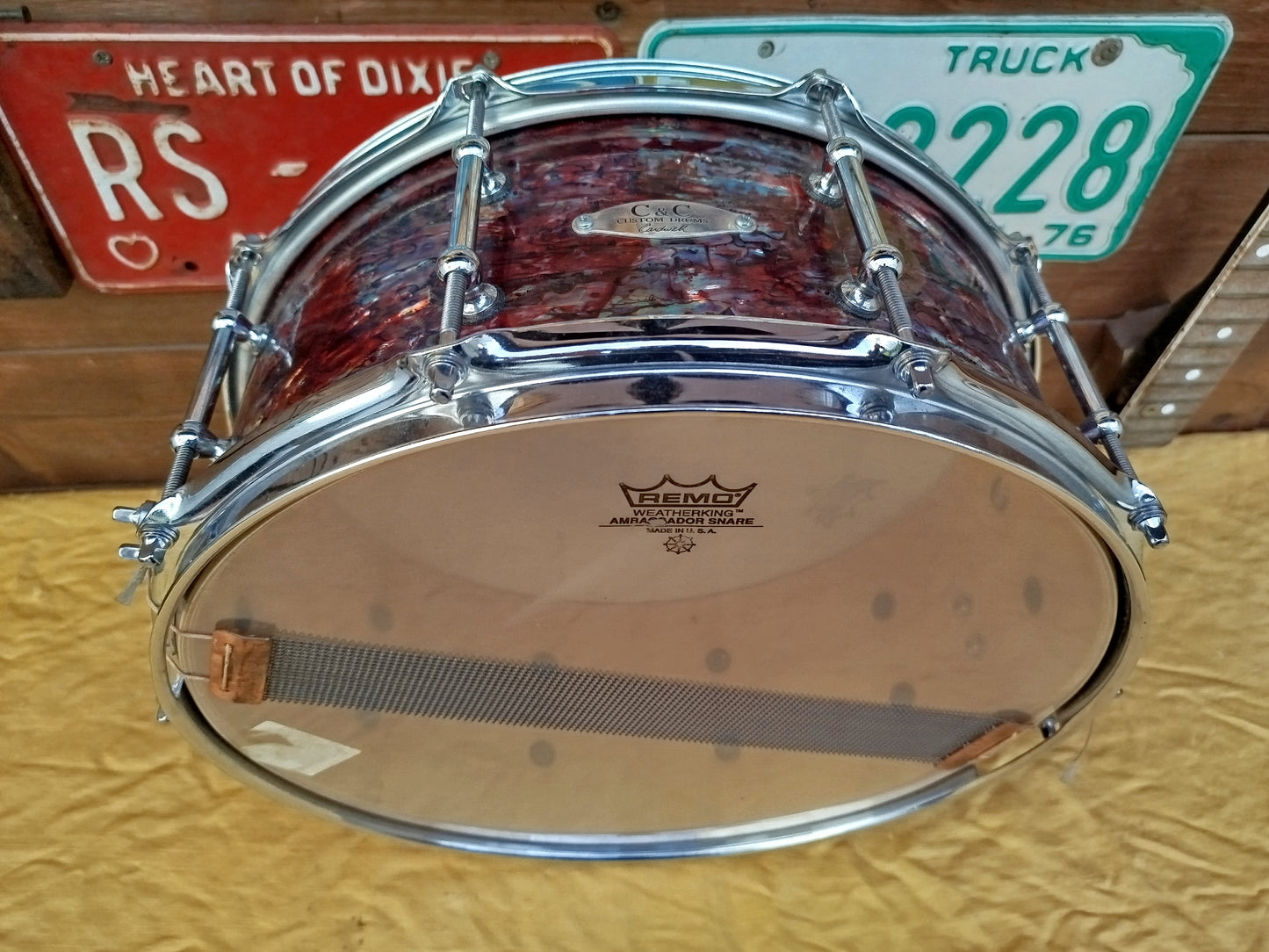 C&C DRUM Co. 14"x6" rullante usato.