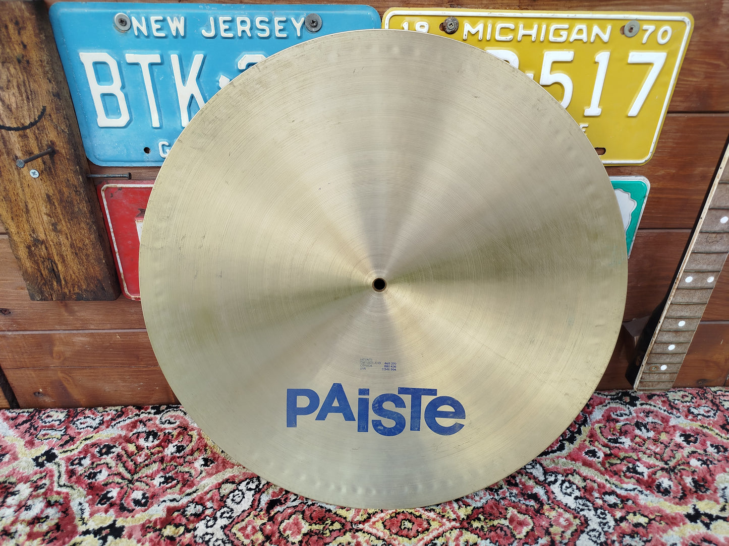 PAISTE Formula 602 Medium Flat Ride, 1982.
