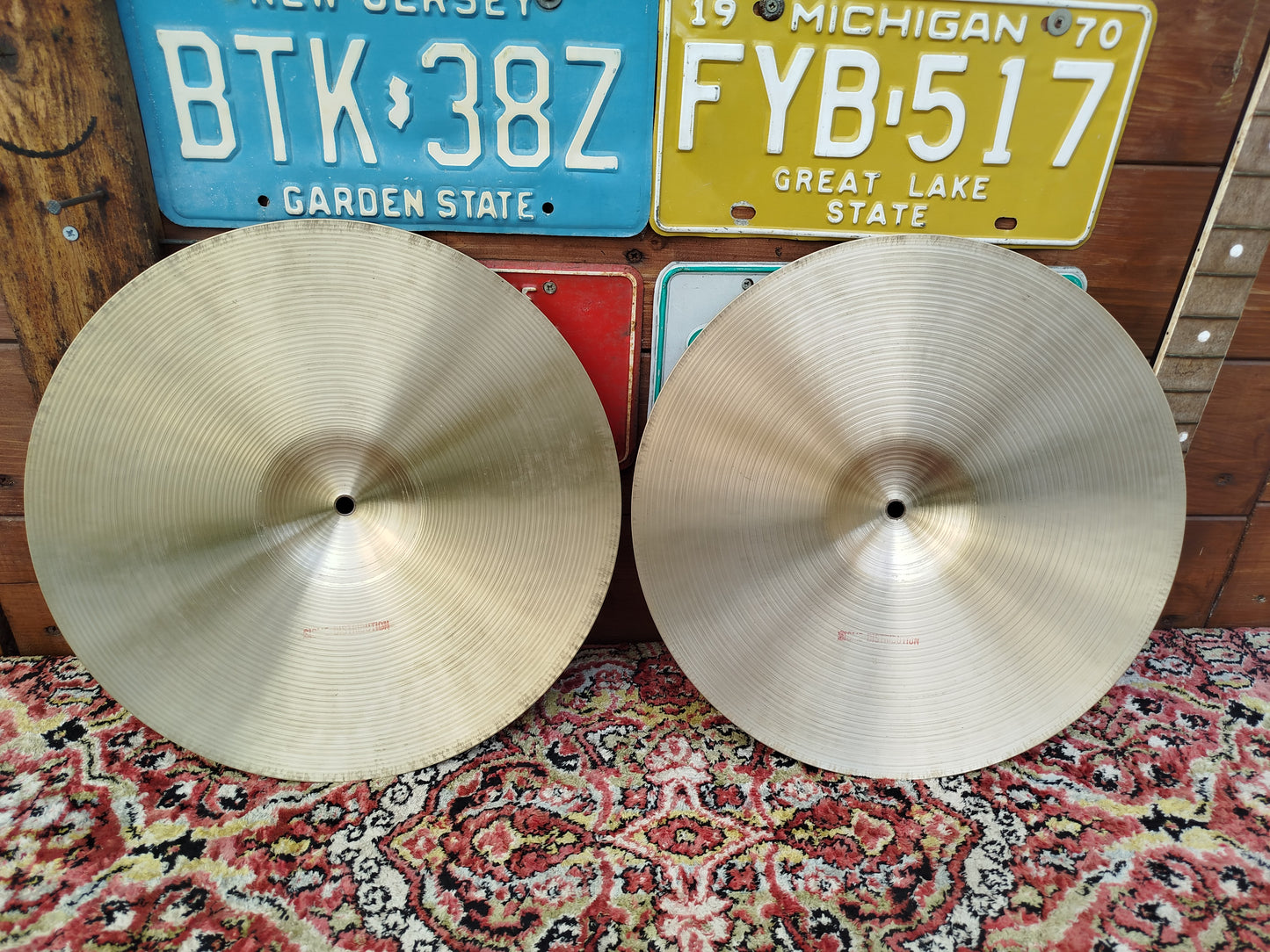 PAISTE Formula 602 15" Medium Hi Hat 1982.