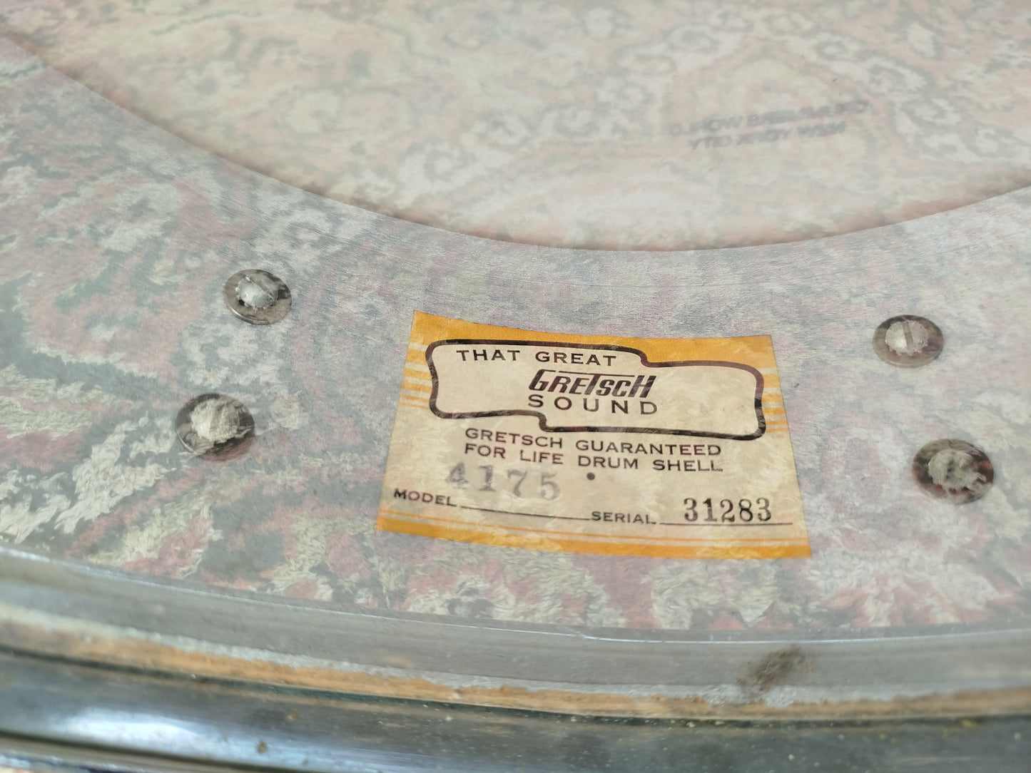 GRETSCH Progressive Max Roach 14"x4", 1962.
