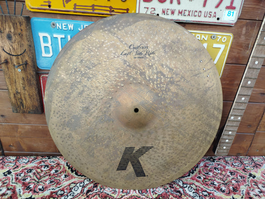 ZILDJIAN K Custom 22" Left Side Ride usato (2.631 gr.).