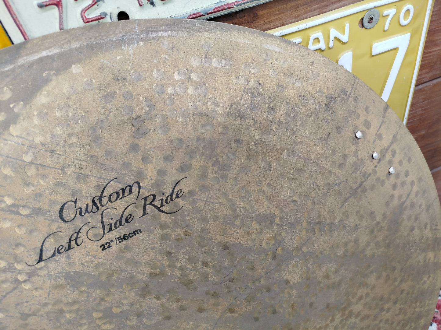 ZILDJIAN K Custom 22" Left Side Ride usato (2.631 gr.).