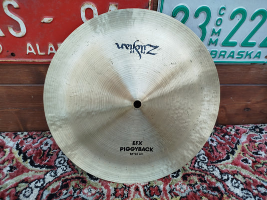 ZILDJIAN A 12" EFX Piggyback, 1990s, usato.