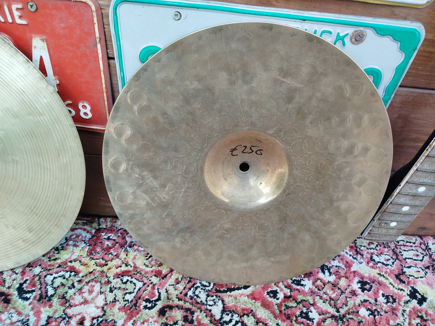 ZILDJIAN K/Z 13" hi hat, 1980's.