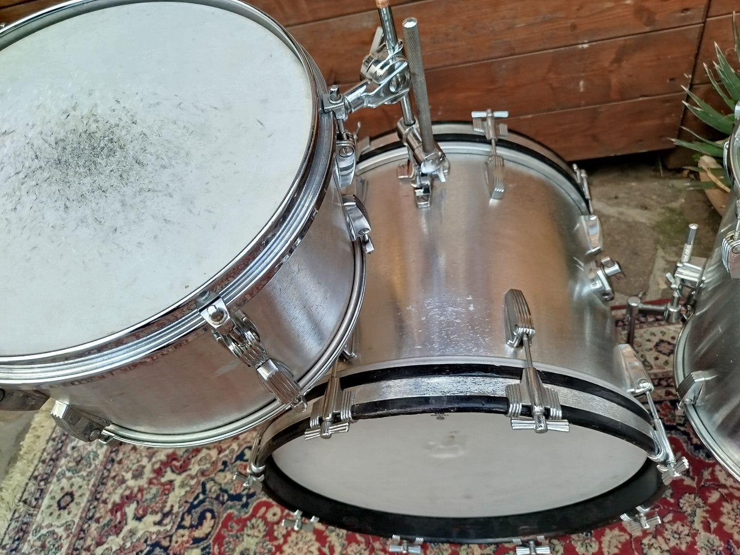 SUPER WOODING "President" Jazz set, 1970s.