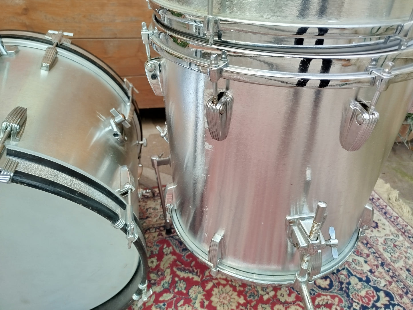 SUPER WOODING "President" Jazz set, 1970s.
