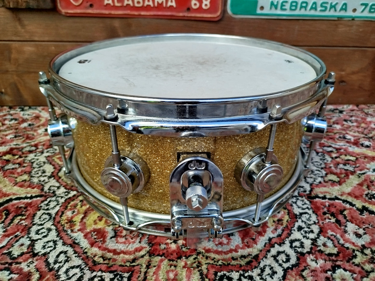 DW Jazz Series 12"x5" snare drum, usato.