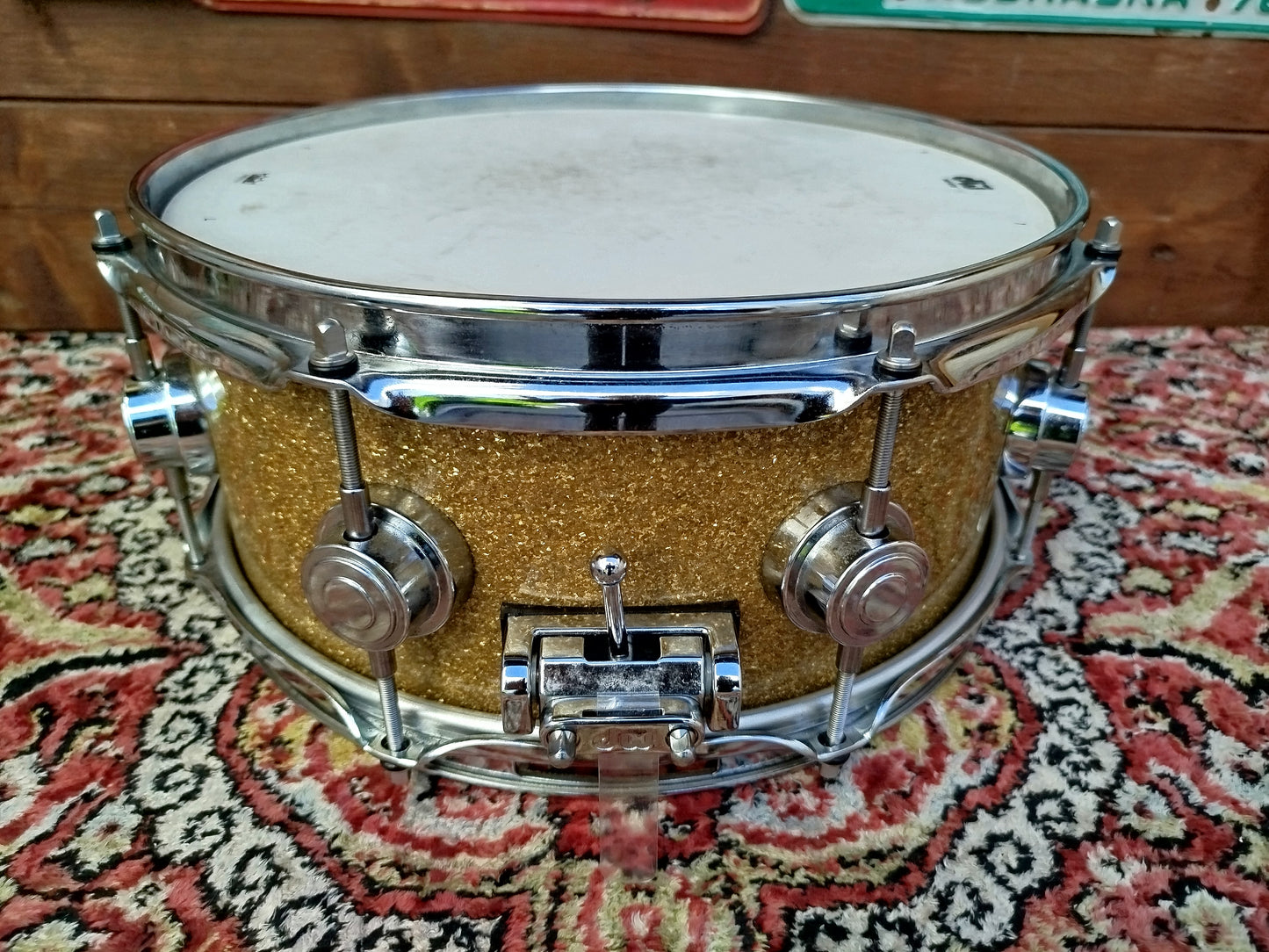DW Jazz Series 12"x5" snare drum, usato.