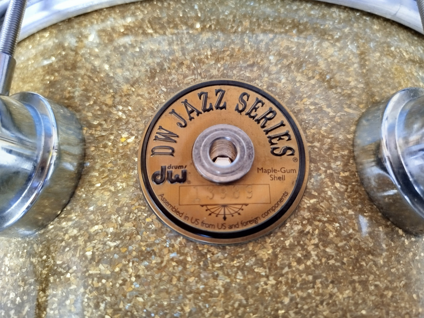 DW Jazz Series 12"x5" snare drum, usato.
