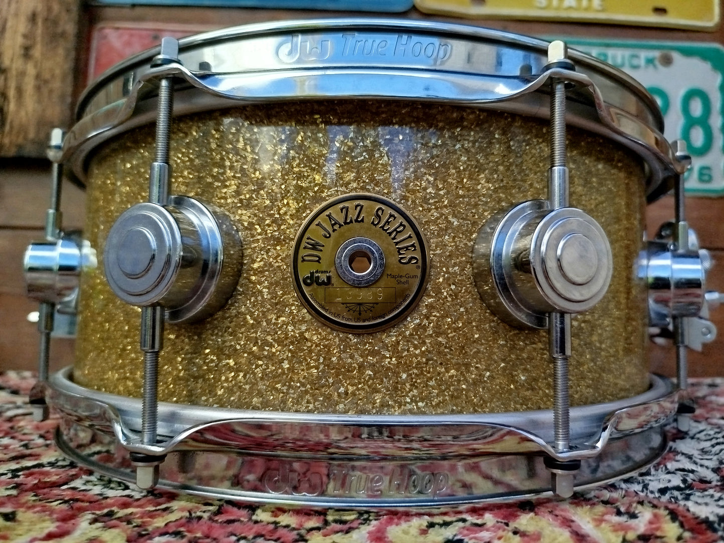 DW Jazz Series 12"x5" snare drum, usato.