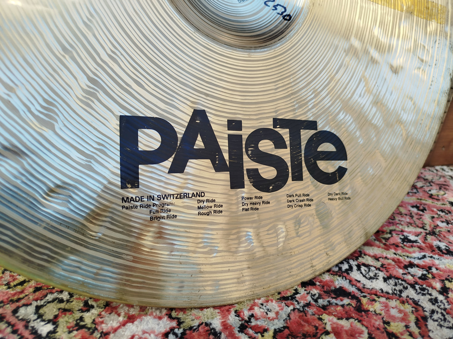 PAISTE Signature 20" Dark Full Ride, used.