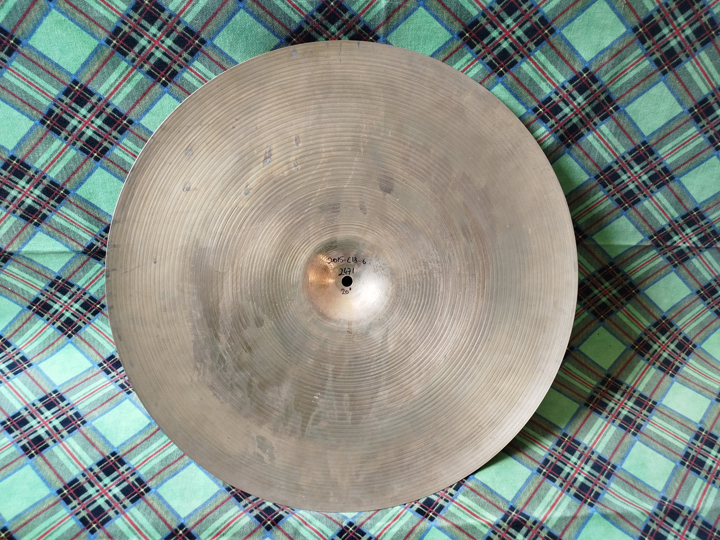 ZILDJIAN A 20” Mini Cup Ride, 1970s. (15-C13/6AVAL)