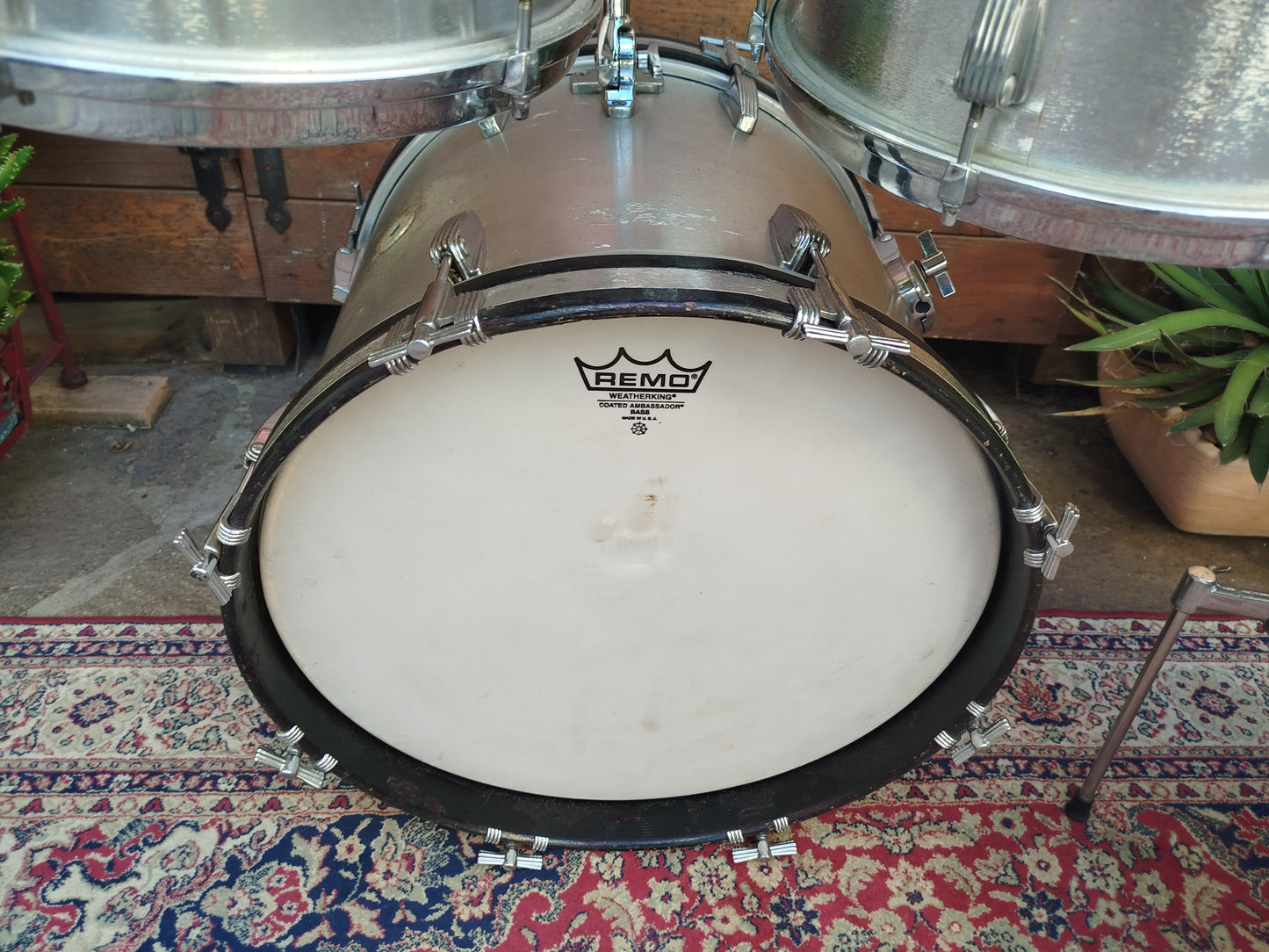 SUPER WOODING "President" Jazz set, 1970s.
