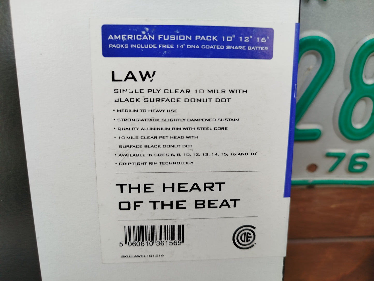 CODE American Fusion pack, 10", 12", 16" + 14" DNA Coated.