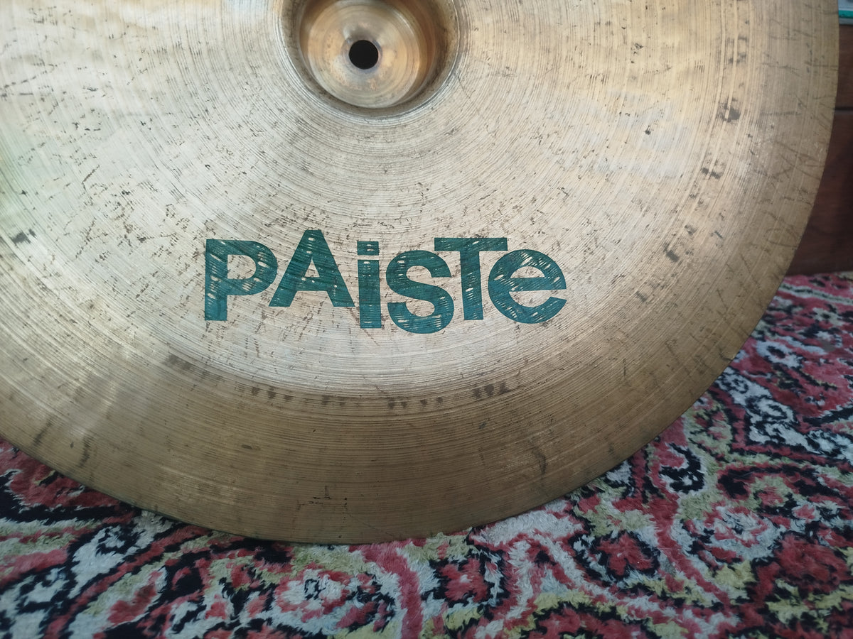 PAISTE 505 16" China Type, Green label, 1983.