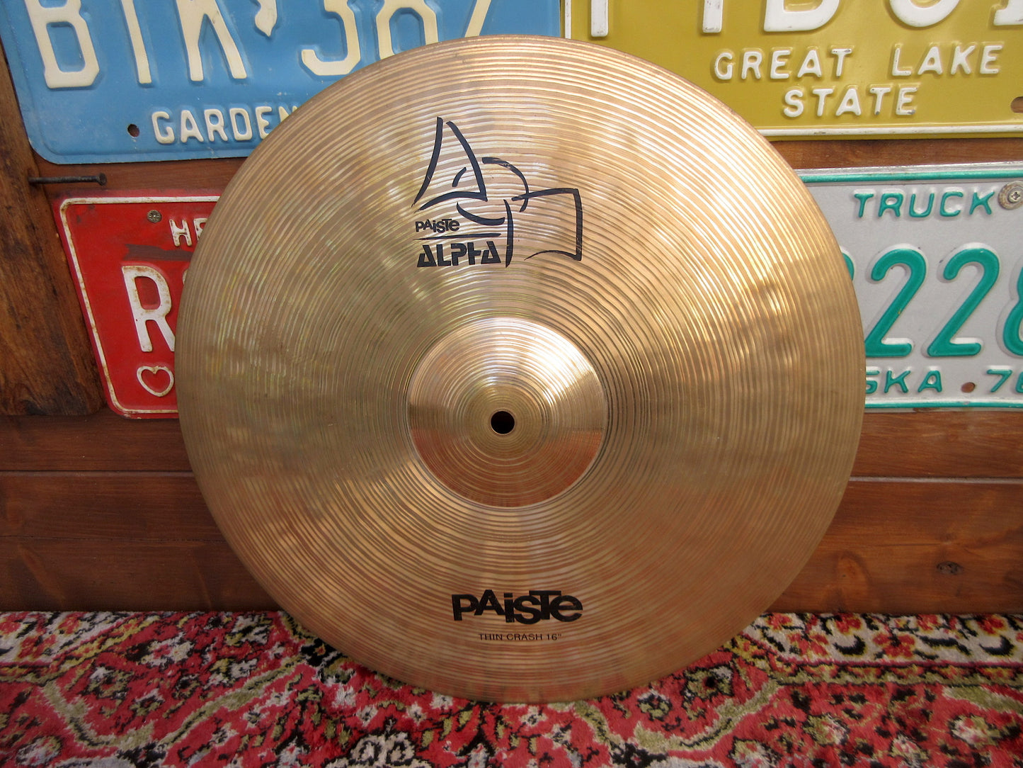 PAISTE Alpha 16” Thin Crash, 2005.