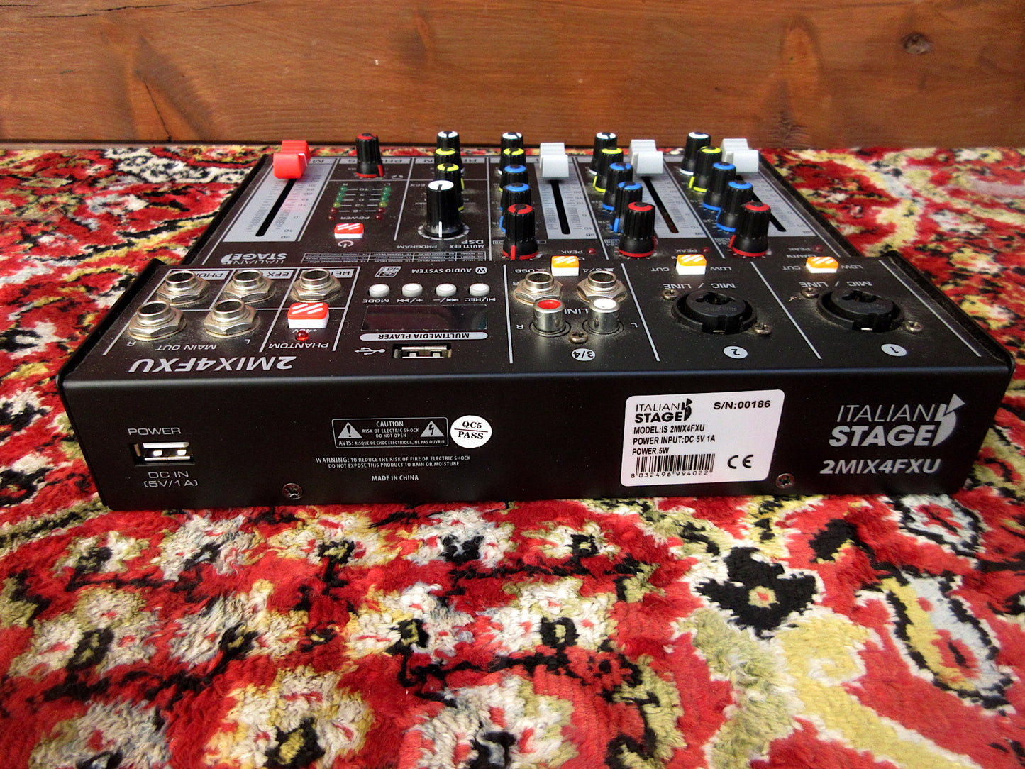 ITALIAN STAGE by Proel 2MIX4FXU Mixer, usato.