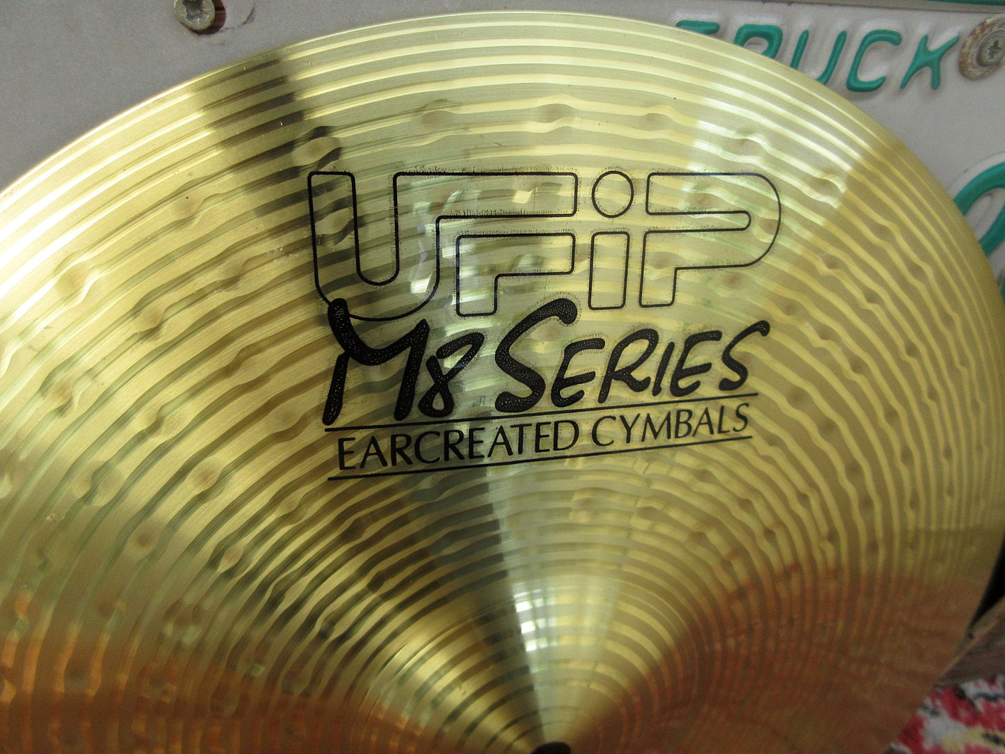 UFIP M8 Series 14" hi hat.
