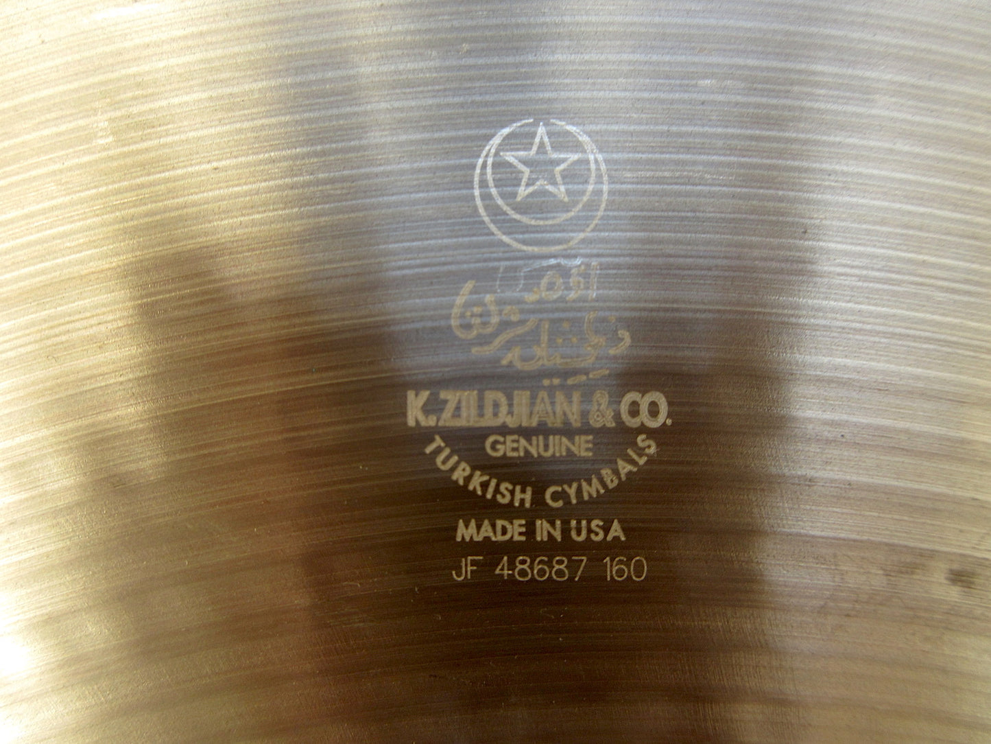 ZILDJIAN A 18” China High, 2006.