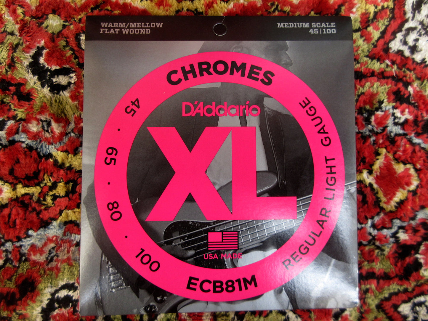 D'ADDARIO ECB81M Electric Bass strings.