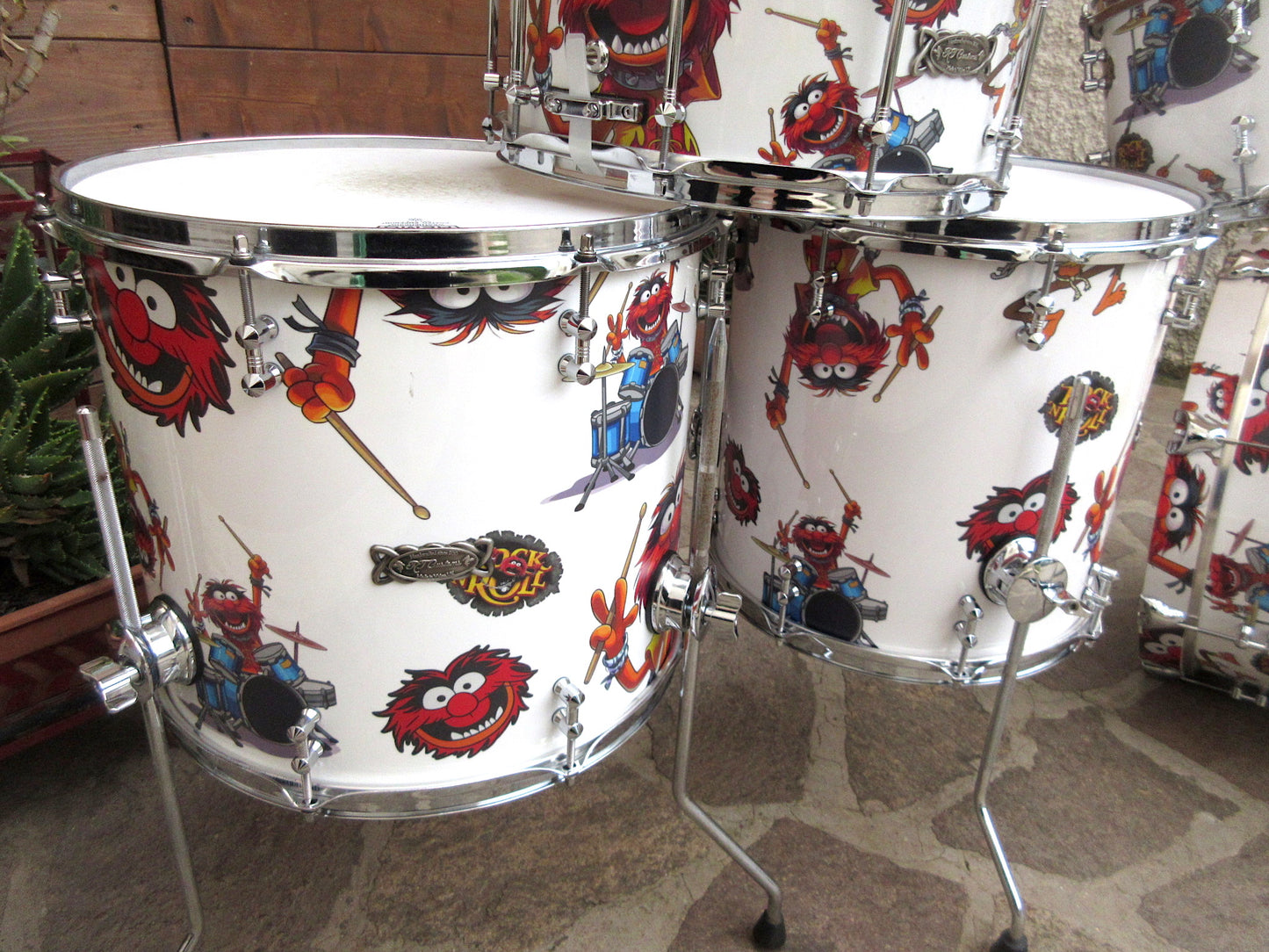 RT Custom Drums, “Animal”, used.