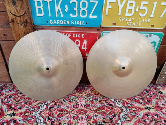 ZILDJIAN A New Beat 14" Hi Hat 1970s.