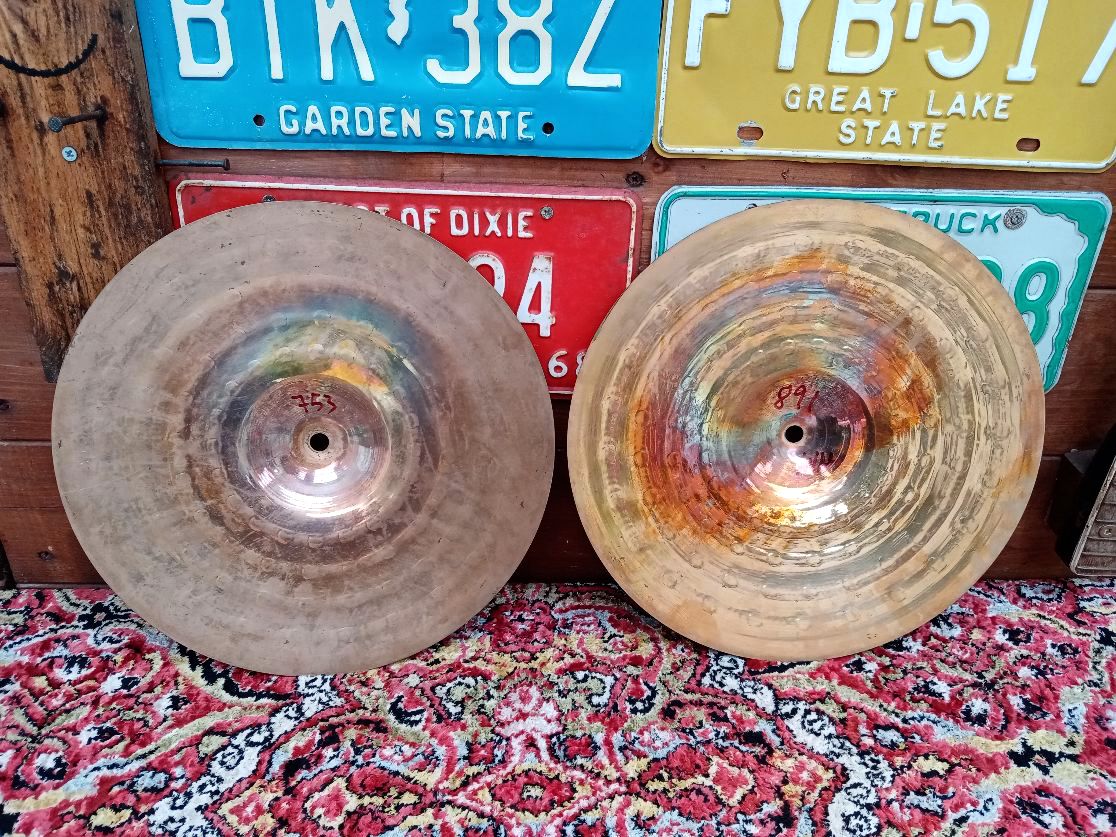 ZILDJIAN ZBT 13" hi hat, usato.