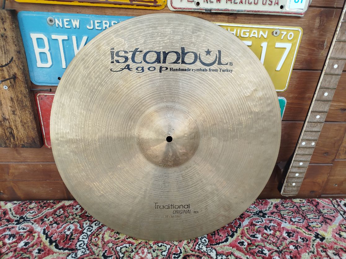 ISTANBUL Traditional 21" Original Ride, usato.