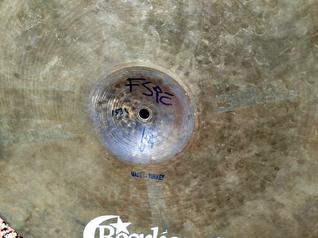 BOSPHORUS Black Pearl 20" Ride, used.