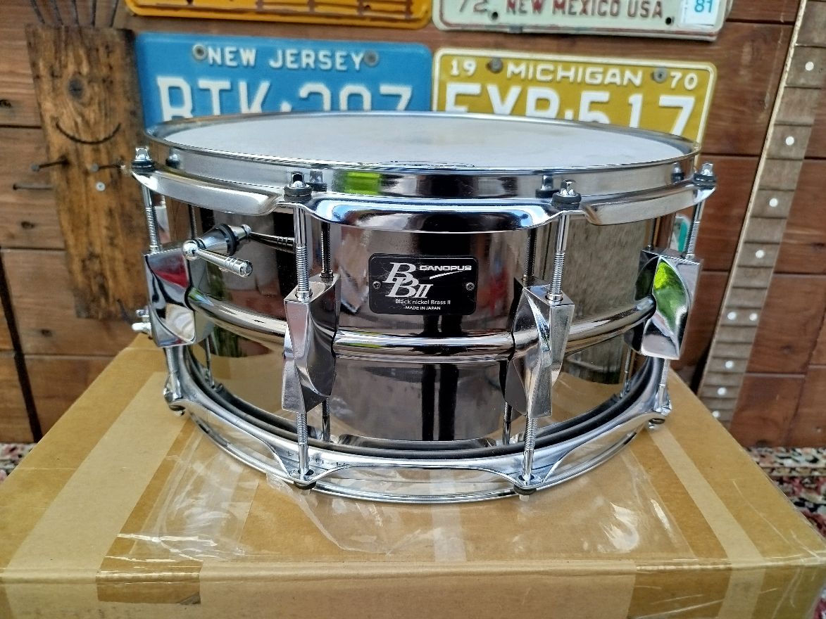 CANOPUS BB-II Black Nickel Brass 14"x6,5", ex demo.