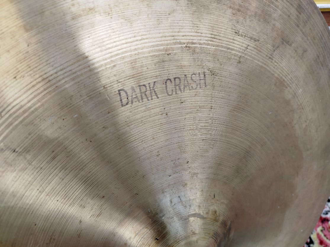 ZILDJIAN EAK 16" Dark Crash, 1980s.