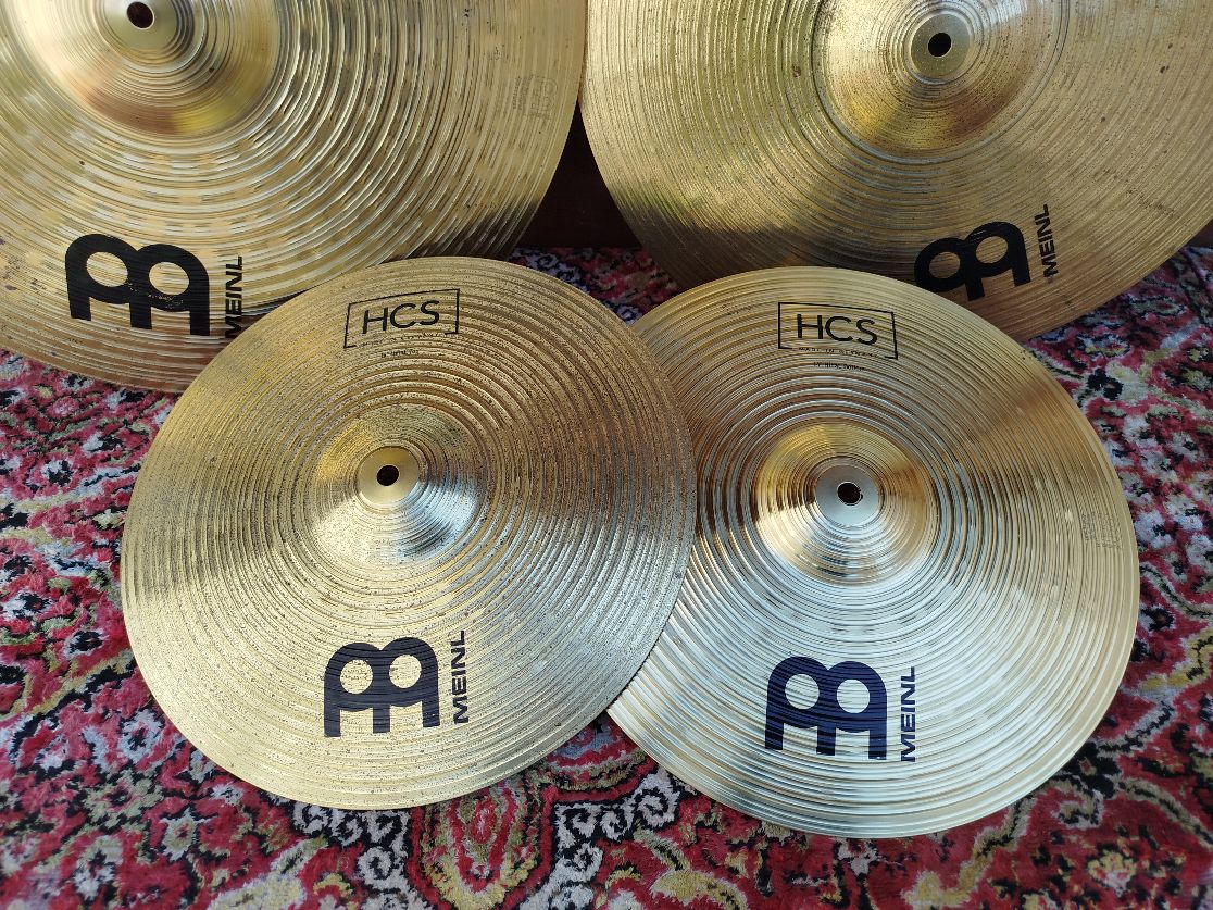 MEINL HCS Cymbal Set 14", 18" 20", usato.