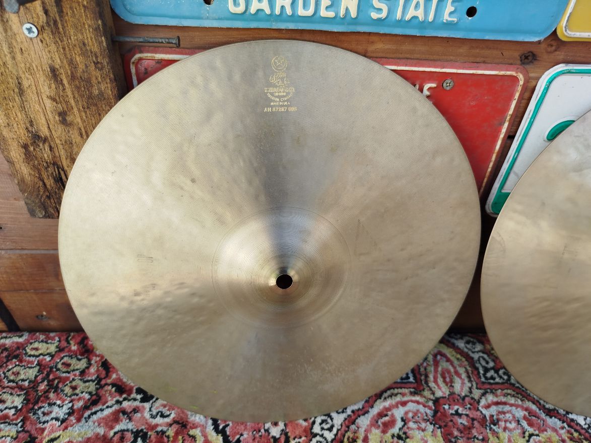 ZILDJIAN K 14" hi hat used, 2017.
