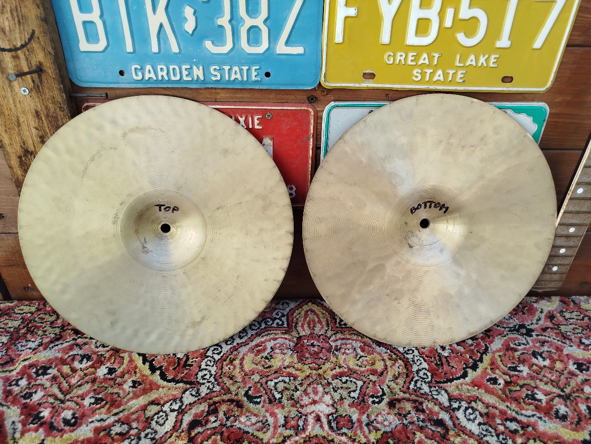 ZILDJIAN K 14" hi hat used, 2017.
